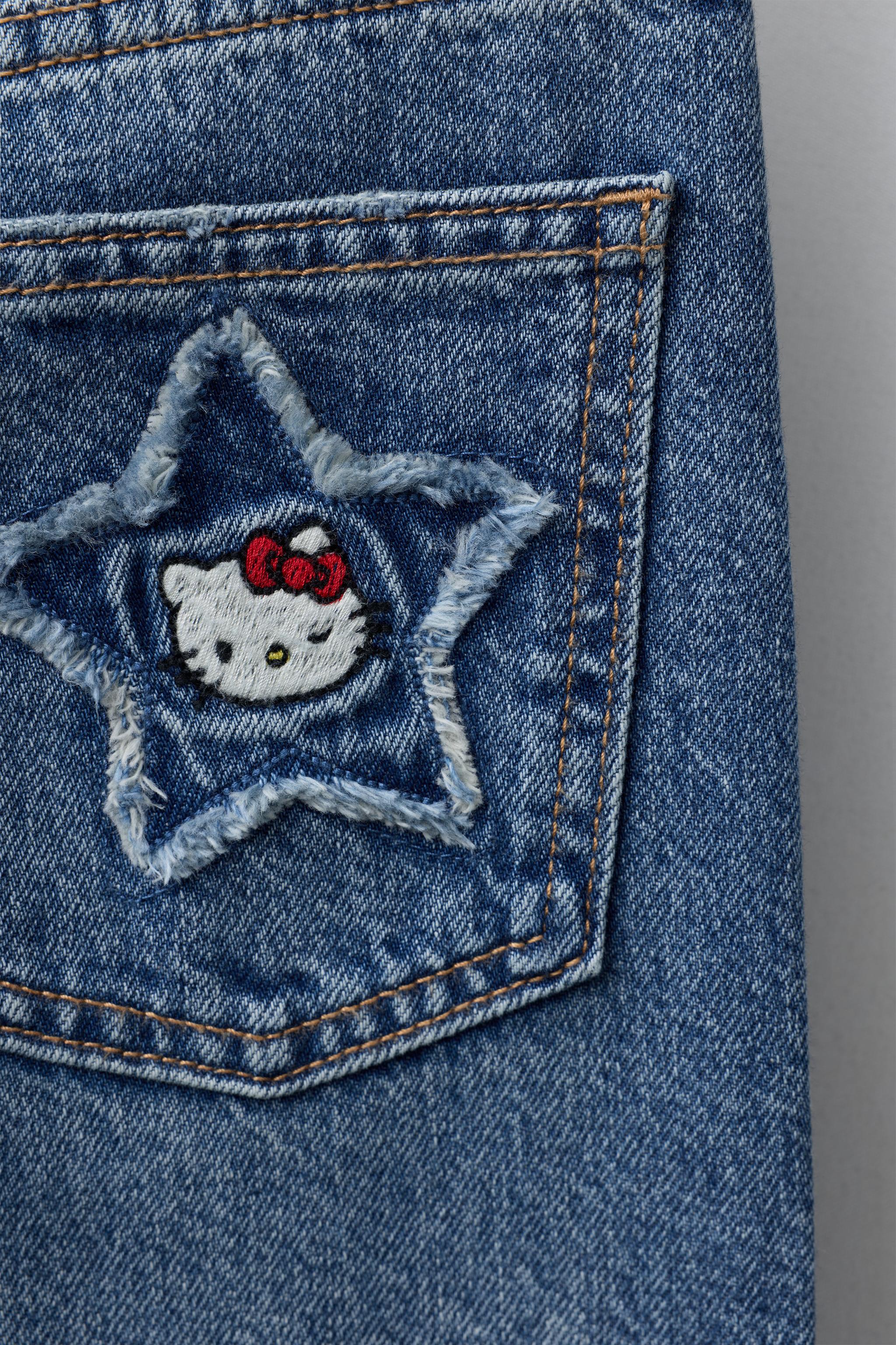 JEANS DROIT HELLO KITTY © SANRIO